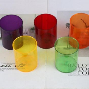 Juego de Candelabros y Vasos de Plástico DIY con Efecto Flama para Bodas