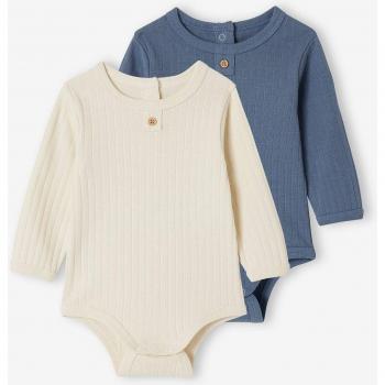 VertBauDet Body Long Coton Bleu