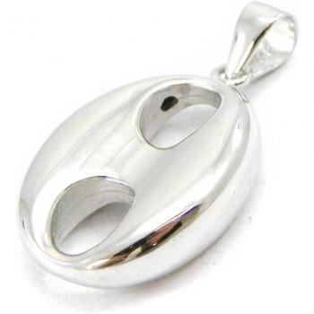Pendentif Grain de Café en Argent – Les Trésors de Lily