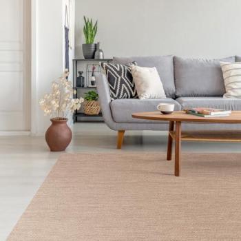 Tapete Retangular de Vinil Sisal 60x90
