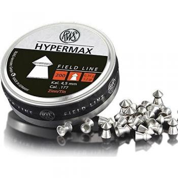 Lata de 200 balines Hypermax RWS para pistolas de aire comprimido, alta velocidad y precisión, 132300701
