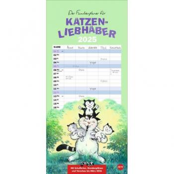 Heye Jacob Familienplaner für Katzenliebhaber 2025