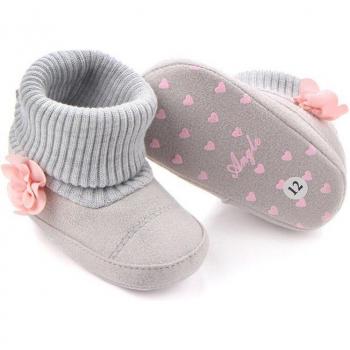 Botas Bebé Frío Floral