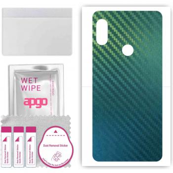 Sticker Protector Apgo para la parte trasera del Xiaomi Redmi Note 5 Pro - Carbono Camaleón