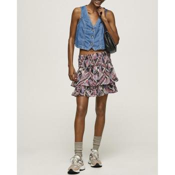 Falda 'Pipa' Pepe Jeans en crema y azul cielo