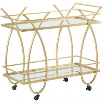 Carro Rectangular Dmora con Ruedas y Balas