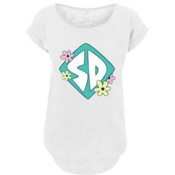 F4NT4STIC Damen T-Shirt 'Scooby Doo Hundemarke' - Langschnitt
