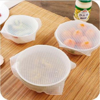 Silicone Food Seal Wrap Set