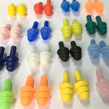 10 Pairs Waterproof Silicone Swim Ear Plugs - Anti-Noise for Swimming
