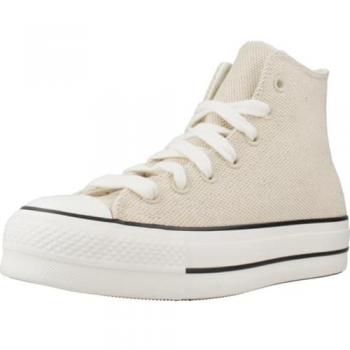 Converse Chuck Taylor Alzata Canvas e Cuoio Beige