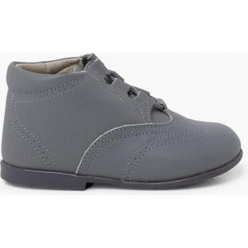 Zapatito Inglés Piel Bebé Con Cordones Size 20