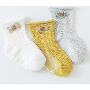 Calcetín Chic Infantil Primavera – 3 Pares + Bolsita de Algodón