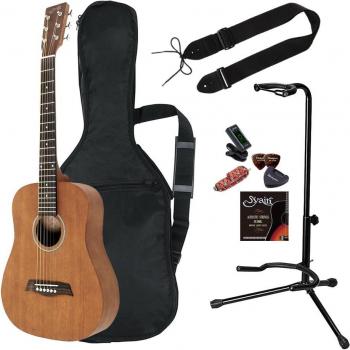 Mahagoni Akustikgitarre für Anfänger Set
