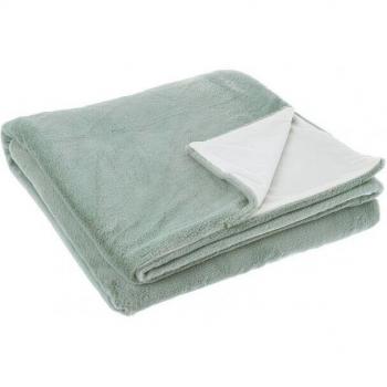 Silk Plaid Verde Salvia 180x150 – Eleganza Naturale