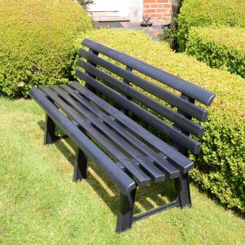 Dark Grey BRINDISI 3-Seater Bench