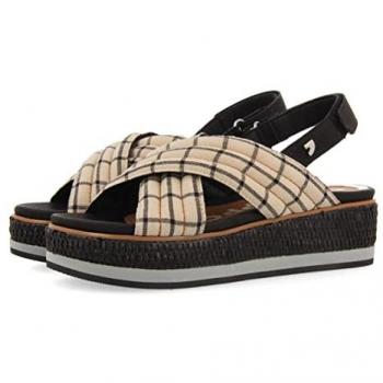 Gioseppo Sandalia de Plataforma para Mujer en Negro