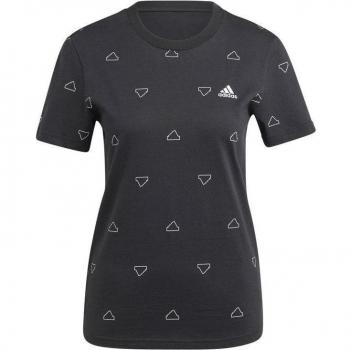 Camiseta Adidas Monogram Mujer Negra