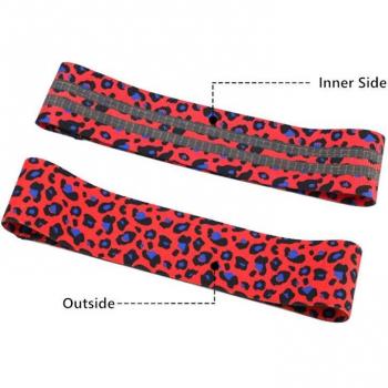 Leopard Print Elastic Workout Bands