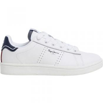 Pepe Jeans - Zapatillas de Piel Player Air blancas para mujer/niña