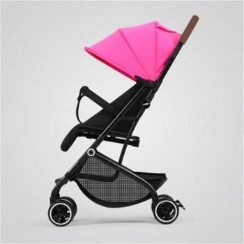 Reclining Baby Stroller with Lightweight Design and Four-Wheel Suspension
