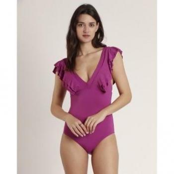 Costume da bagno Admas Ruffled Summer Frilla Bougainvillea