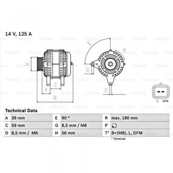 Alimentatore elettrico BOSCH 986084060