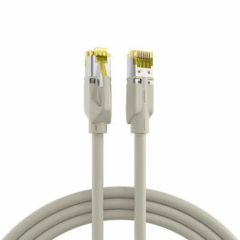 EFB-Elektronik RJ45 Patchkabel Cat.6A S/FTP LSZH Draka UC900 TM31 grau 50m