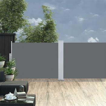 Toldo lateral retráctil 120x1000 cm color crema