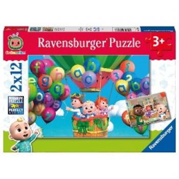 Puzzle Infantil Cocomelon - 2 en 1, Aprende y Juega