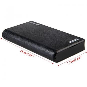 6x 18650 Externe Batteriebox mit Dual USB Anschluss
