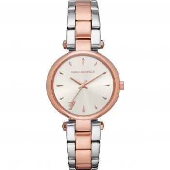 Karl Lagerfeld Sophisticate Ladies Analogue Watch with Stainless Steel Strap KL5008