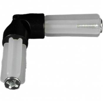 Liedeco Gelenkverbinder, (1-St), Eckverbinder für Gardinenrohre Ø 16 mm