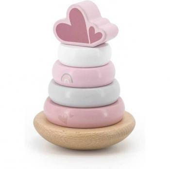 Label Label Stacking Rings Balance anelli da infilare Pink 1 pz