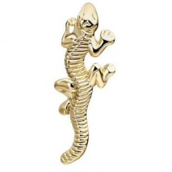 Piercing Lagarto de Plata y Oro 18k