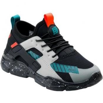 Bejo Slikter-Kindersneaker in Grau/Schwarz