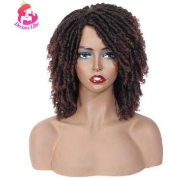 Peluca Sintética Rizada Ombre para Cosplay