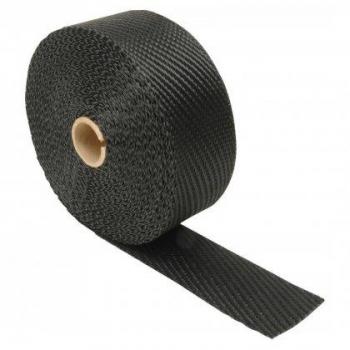 Titanium Exhaust Heat Wrap - 2 Inch, 100ft, Black