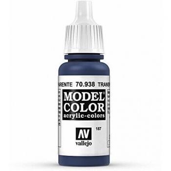 VALLEJO 770938 Transparent Blau, 17 ml
