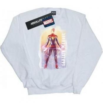 Felpa per Ragazze Captain Marvel Acquerello