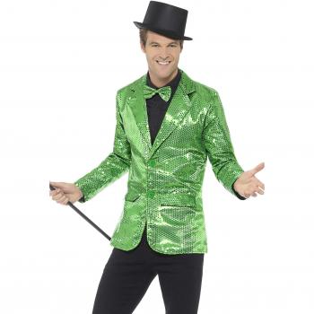 Giacca Verde Paillettes Smiffy's - Taglia L