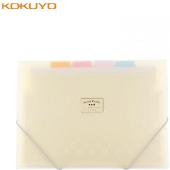 KOKUYO Pastel Cookie A4 Expanding Wallet