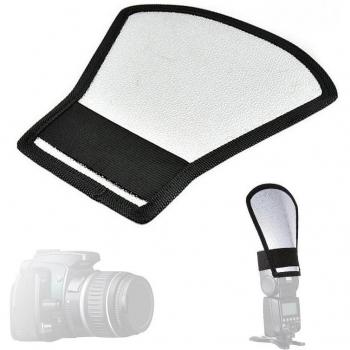 Silver White Flash Diffuser Softbox for Canon Nikon Sony