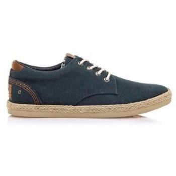 Zapatos Attitude MTNG Hombre Marino Plano Cordón Casual