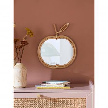 Rattan Apple Reflector – Neutral Finish