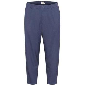 Merla Damenhose KAFFE Curve – Blau, 44 cm