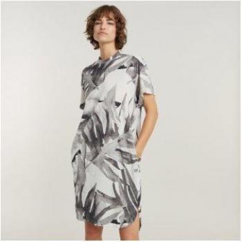 D24484 D611 G636 Vestido Mujer Casual con Estampado Palm
