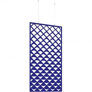 Piano Chords Acoustic Patterned Wall Panels – Dark Blue, 4‑Pack (H1200 × W600)