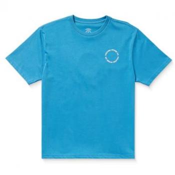 Volcom Men’s Jam Planet Blue Turq T-Shirt (Kids)