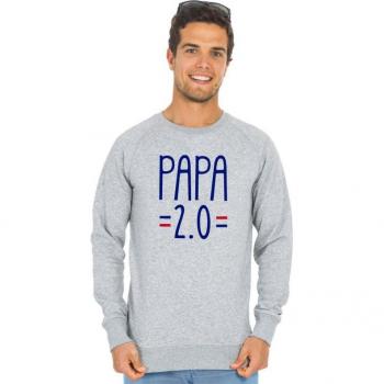 Mikina męska - PAPA 2.0 XS szary heather