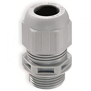 WISKA Kabelverschraubung, 10061865, ESKV 20 PLUS, M 20x1,5, metrisch, Silbergrau